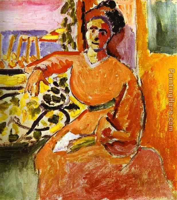 Henri Matisse A Woman Sitting before the Window